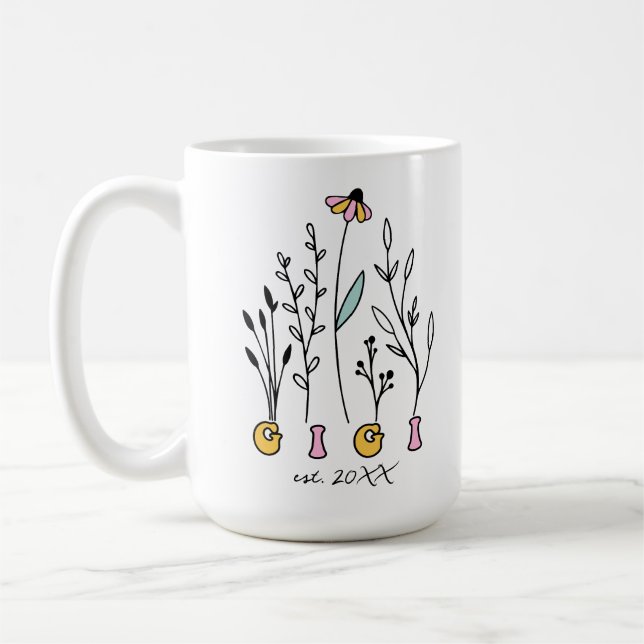 Wildflowers Gigi Coffee Mug (Left)