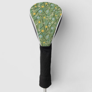 wildflowers golf head cover