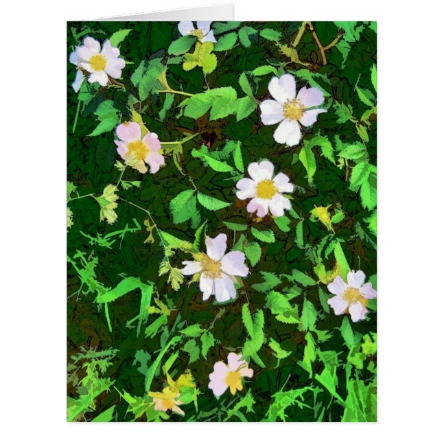 WILDFLOWERS GREETINGS CARD (Front)