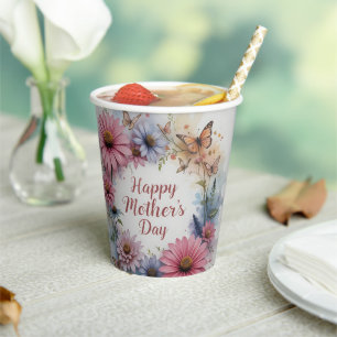 WildFlowers Happy Mother's Day Paper Cups