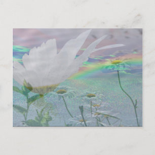 Wildflowers in 3d postcard