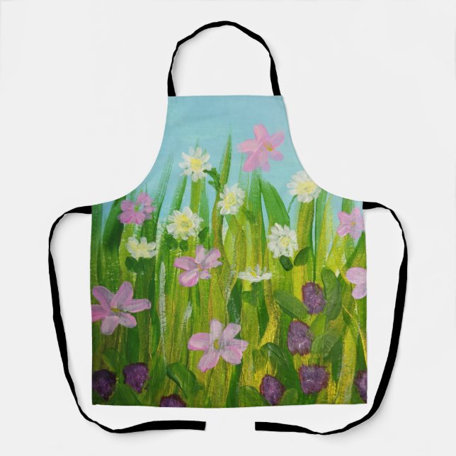 Wildflowers in the grass apron (Front)