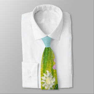 Wildflowers in the grass tie