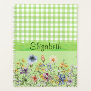 Wildflowers in the Green Planner
