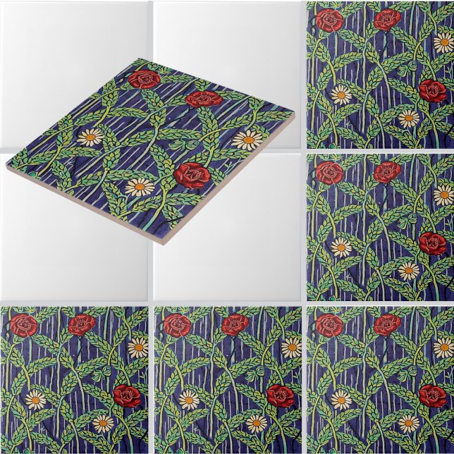 Wildflowers In Wheatfield Pattern Tile (Creator Uploaded)
