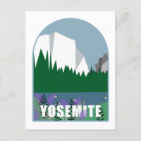 Wildflowers In Yosemite National Park Illustration