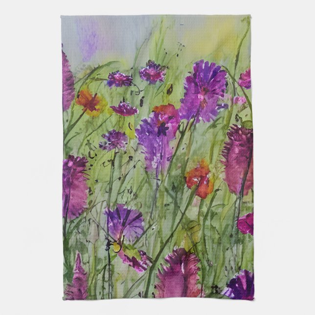 Wildflowers Kitchen Towel (Vertical)