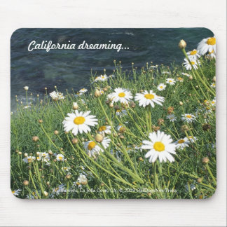 Wildflowers, La Jolla Cove, California Mouse Pad