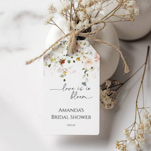 Wildflowers Love is in Bloom Gift Tags