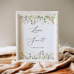 Wildflowers Love is sweet take a treat Poster<br><div class="desc">Wildflowers Love is sweet take a treat Poster
Matching items available.</div>