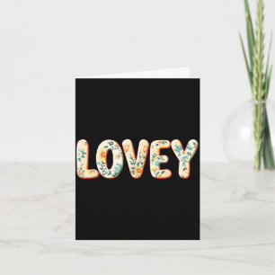 Wildflowers lovey floral mother's day lovey card