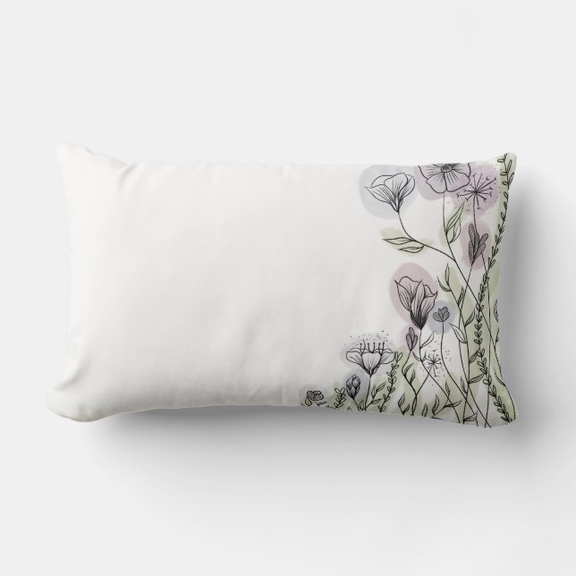 Wildflowers  lumbar cushion (Front)