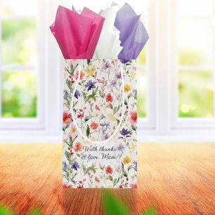 Wildflowers Mother's Day Small Gift Bag
