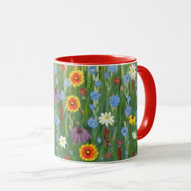 Wildflowers mug (Front Right)