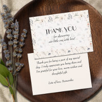 Wildflowers on Ivory Baby Shower