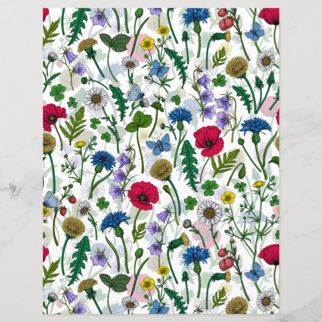 Wildflowers on off white (Front)