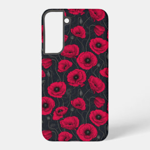 Wildflowers on off white samsung galaxy case