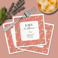 Wildflowers on Terracotta Baby Shower