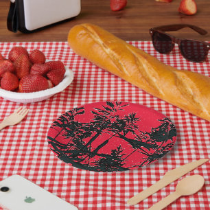 WILDFLOWERS PAPER PLATE