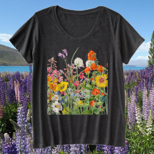 Wildflowers  plus size T-Shirt