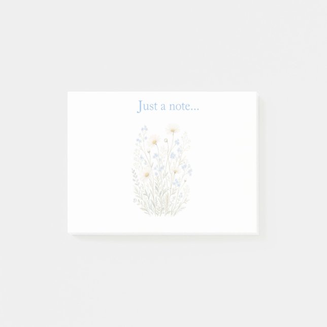 Wildflowers Post it Notes (Front)