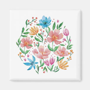 Wildflowers Postcard Magnet