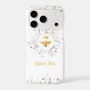 wildflowers queen bee white background