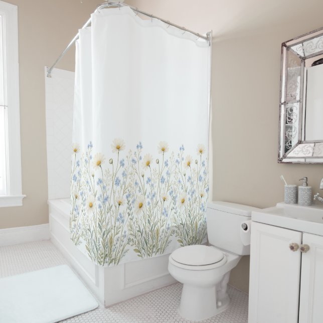 Wildflowers  shower curtain (In Situ)