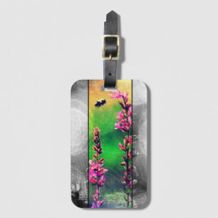 Wildflowers Stripe Luggage Tag
