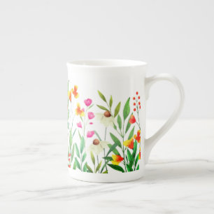 Wildflowers Sublimation-23439 Bone China Mug