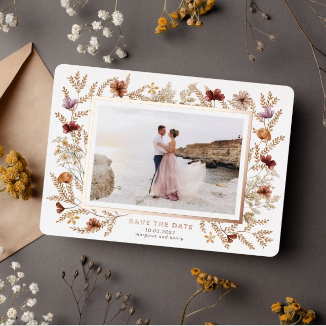 Wildflowers Surround Save the Date (Creator Uploaded)