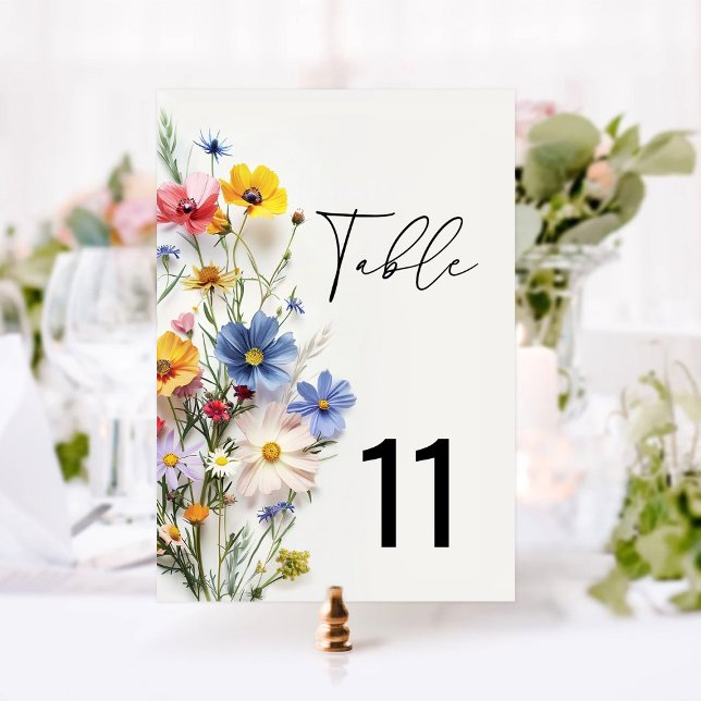 Wildflowers Table Number (Creator Uploaded)