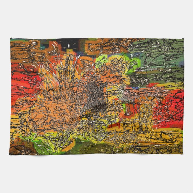 WILDFLOWERS TEA TOWEL (Horizontal)