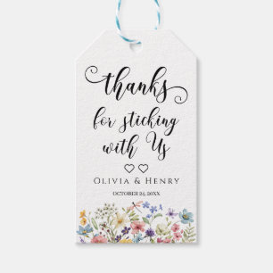 Wildflowers Thank You  Gift Tag