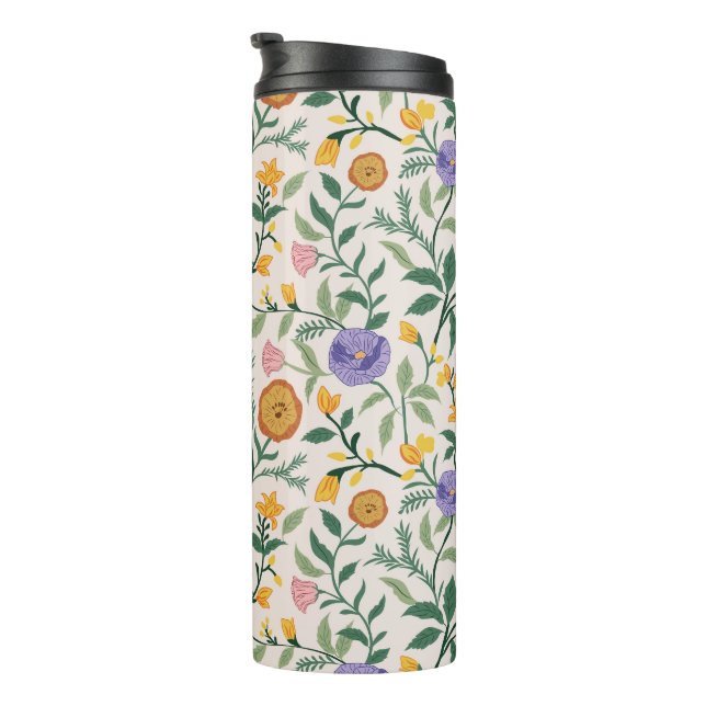 Wildflowers Thermal Tumbler (Rotated Right)
