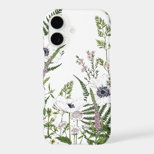 Wildflowers vintage pattern iPhone / iPad case