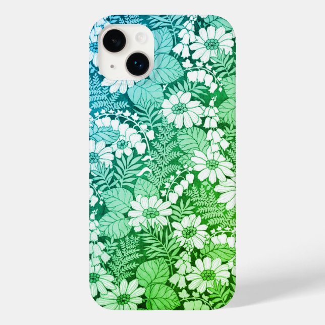Wildflowers  vintage pattern iPhone / iPad case (Back)