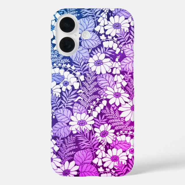 Wildflowers  vintage pattern iPhone / iPad case (Back)