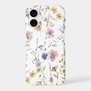 Wildflowers Watercolor Floral Pattern
