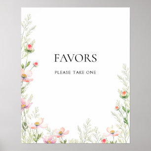 Wildflowers Wedding Poster