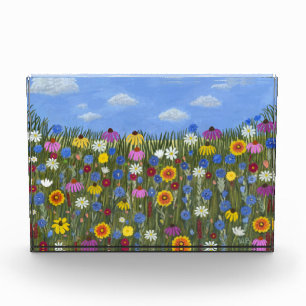 Wildflowers with Daisies Photo Block