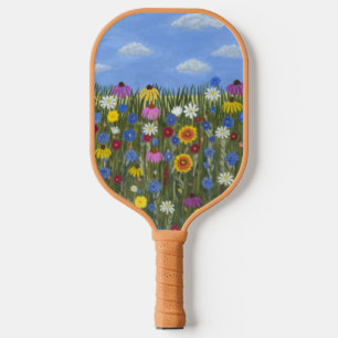 Wildflowers with Daisies Pickleball Paddle