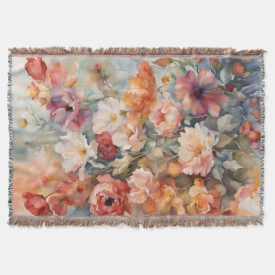 wildflowes throw blanket