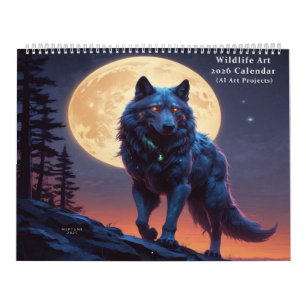 Wildlife AI Digital Art Calendar