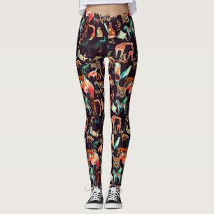 Wildlife animal leggings