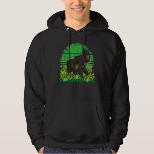 Wildlife Animal Monkey Rainforest Ape Retro Gori Hoodie