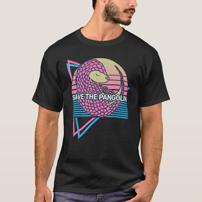 Wildlife Animals Save The Pangolin T-Shirt (Front)