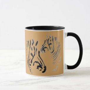 Wildlife Art Zebras Mug