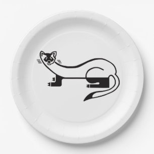 Wildlife - Black-footed FERRET - Animal- Party Paper Plate
