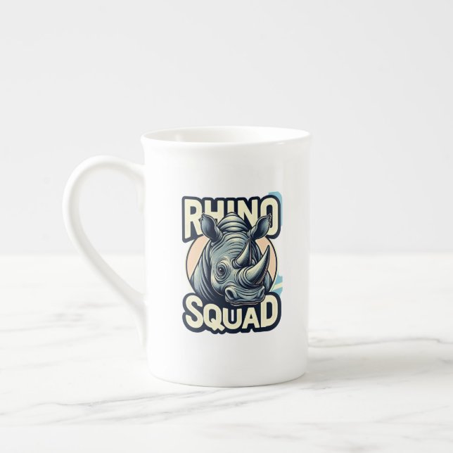 Wildlife Bone China Mug (Left)